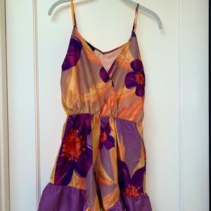 Parisian floral romper